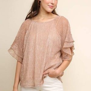 Gold Dressy Top